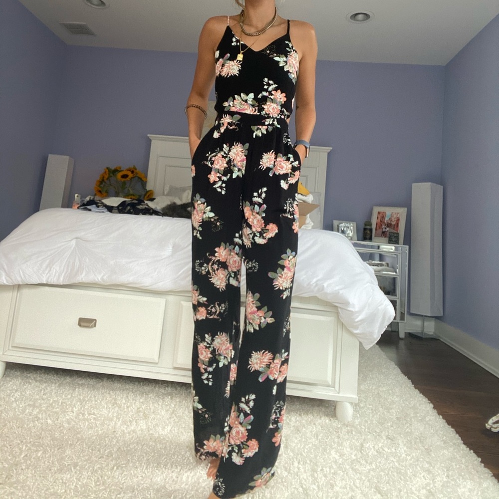 Floral jumpsuit